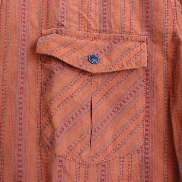 REI Short Sleeve Button Down Hiking Shirt Mens L - Picture 3 of 9